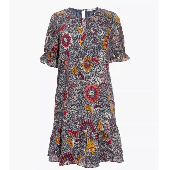 Madewell Dresses & Skirts - BOGO! Madewell Bali Blooms Baltic Block Print Cotton Dress XS